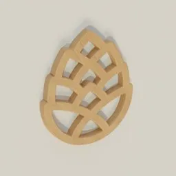 Minimalist Pinecone Wooden Wall Decor