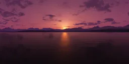 Dreamy Pink Sunrise Landscape