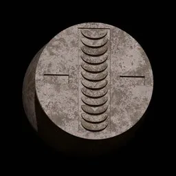 Rokviz Ancient ornament symbol brush