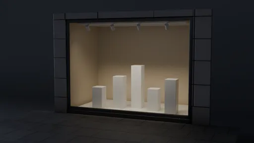 Shop Window Template 2 - Night Time