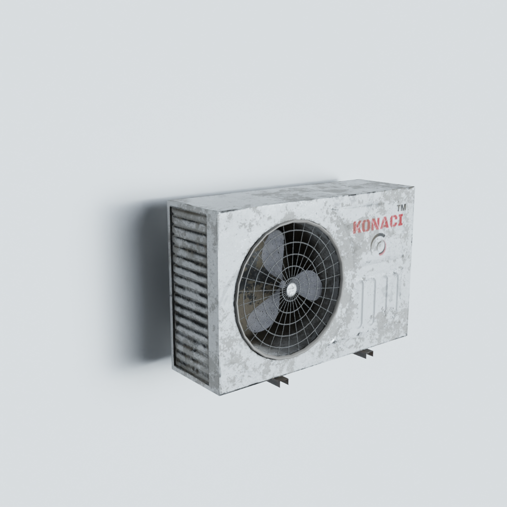 AC Unit Exterior pack | Exterior Elements models | BlenderKit