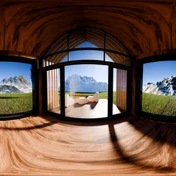 Mountain View Sky 16K HDRI