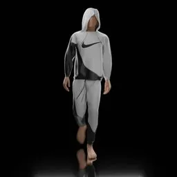 Nike tracksuit/Scene for cloth viz