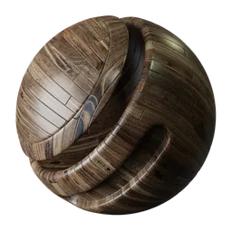 Dark wooden parquets