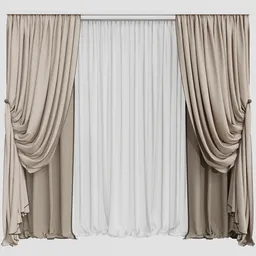 GD Silk and Cotton Curtain