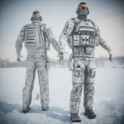 Military Character (GameReady)