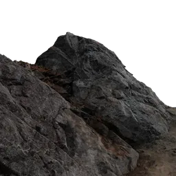 Rocks on Canadian Mountain