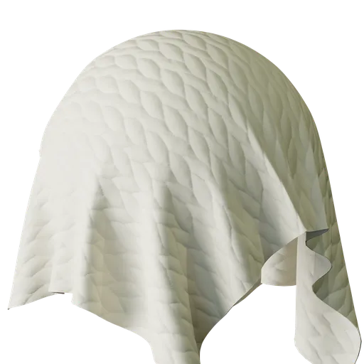 Graphical White Velvet