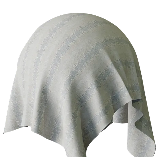 Stripe White Sheer