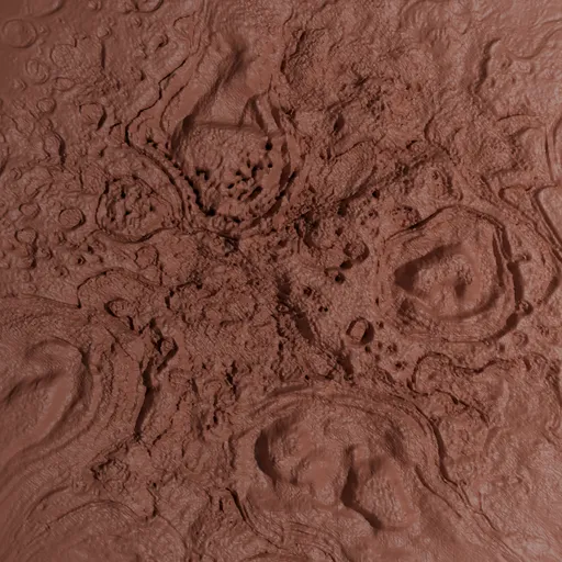 Blender 3D splatter sculpting brush for creating detailed damage patterns on 3D models.