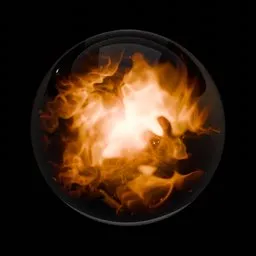 Magic fire sphere