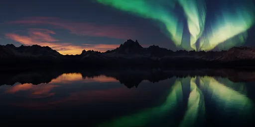 Night Twilight Aurora Sky