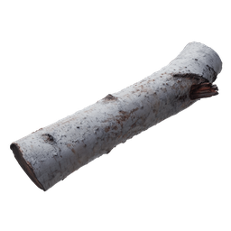 "Rustic Birch Firewood 3D Model for Blender 3D - Perfect for Forest Scenes and RPG Item Renders"