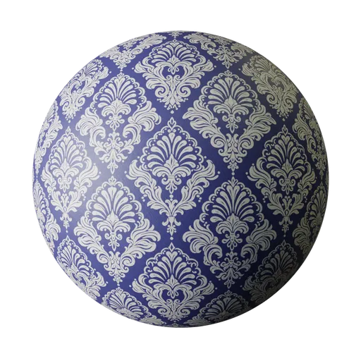 Damask Pattern Wallpaper