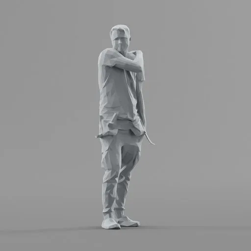 Lowpoly Construction Worker