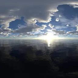 Bluesky clud sunset yellow light