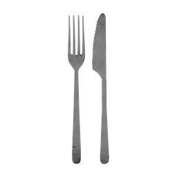 Old Metal Knife and Fork
