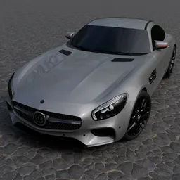 Mercedes Benz GTR(Rigged)