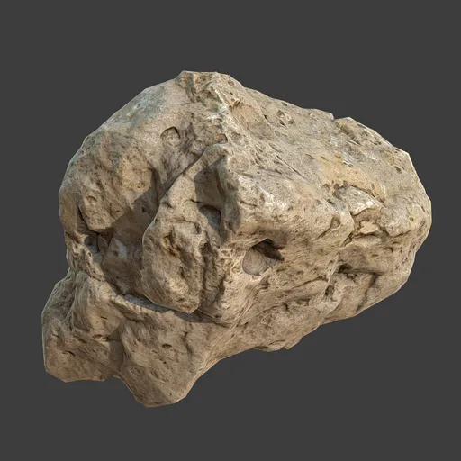 Limestone Boulder | Environment Elements models | Blendkit