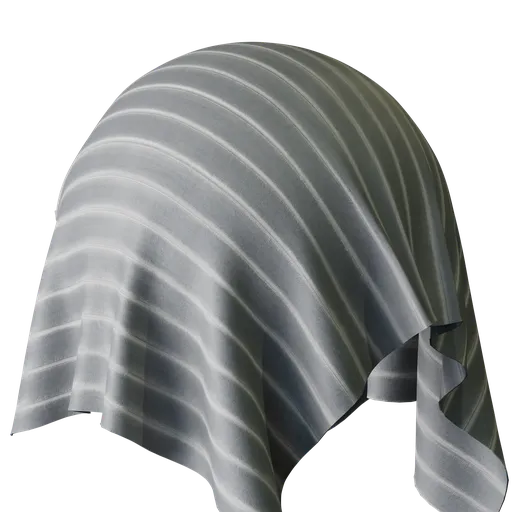 Stripe Grey Velvet