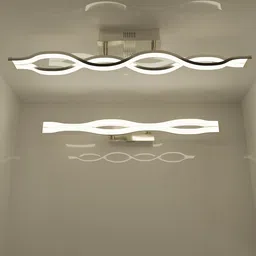 Ceiling lamp - double wave