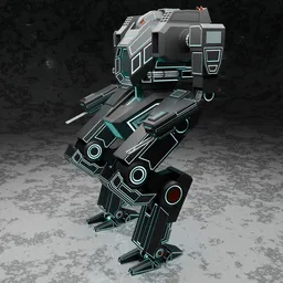 Sci Fi War Robot