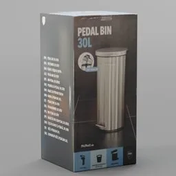 Pedal Bin Cardboard Box