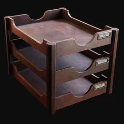 Three Tier Office Filing Tray