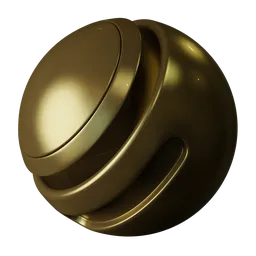 High-quality vintage brass patina PBR material for Blender 3D, single-node procedural shader for various applications.