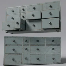 Vintage Primitive Small Cabinet