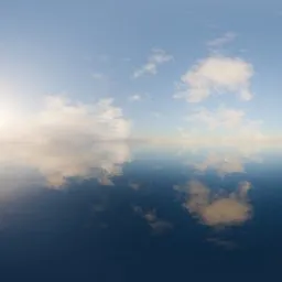 Soft Cloud Reflection Sky