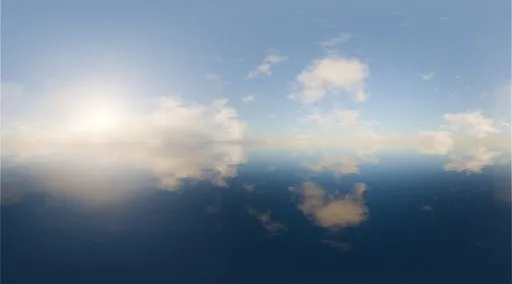 Soft Cloud Reflection Sky