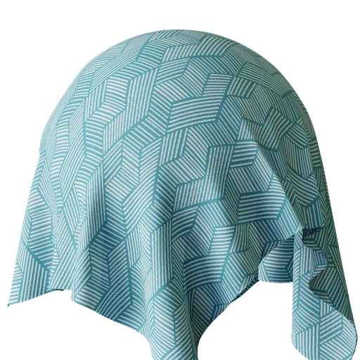 Geometric Duckegg Jacquard