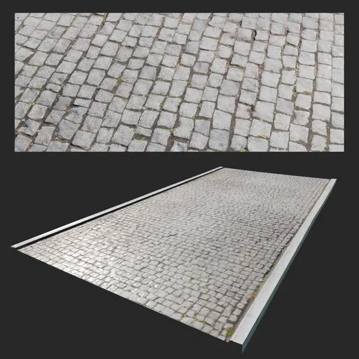 Cobblestone road