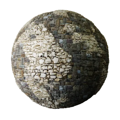 Repaired Stone Wall