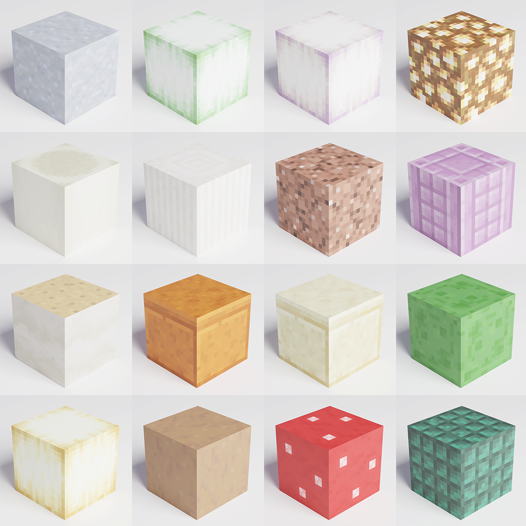 Minecraft Random Blocks | Miscellaneous models | BlenderKit