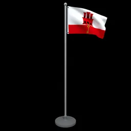 Animated Flag of Gibraltar