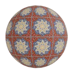 Ornamental carpet texture