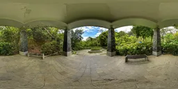 Gazebo on a cloudy day