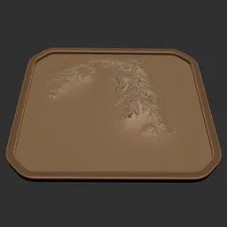 ER_Rock Brush Hollow Ring