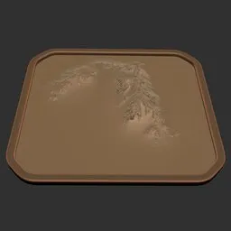 ER_Rock Brush Hollow Ring