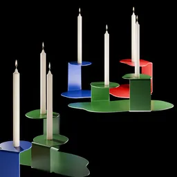 Drip Candle Holder Set