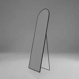 Shatterproof Metal Full Length Mirror