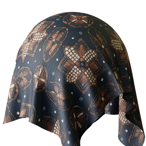 Javanese Ganggong Sapit Batik Fabric