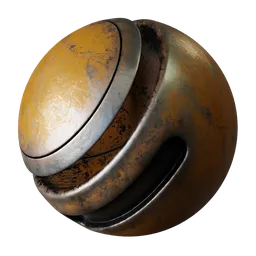 Metal Scratched Orange