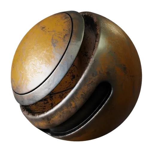 Metal Scratched Orange