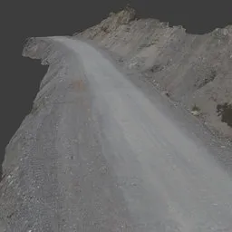 Dirt Road Mountain Photoscan