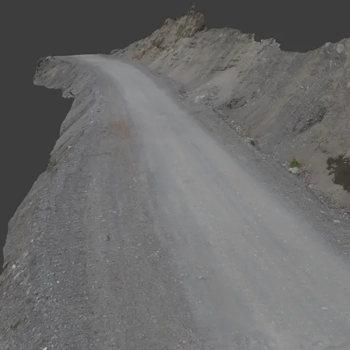 Dirt Road Mountain Photoscan