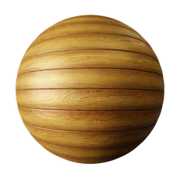 2K PBR wooden cladding texture for Blender 3D with realistic displacement, ideal for wood material rendering.