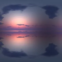 Soft Pastel Sky Reflection